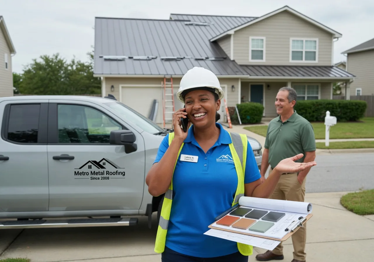 Storm Damage Metal Roof Repair in West Lafayette, OH